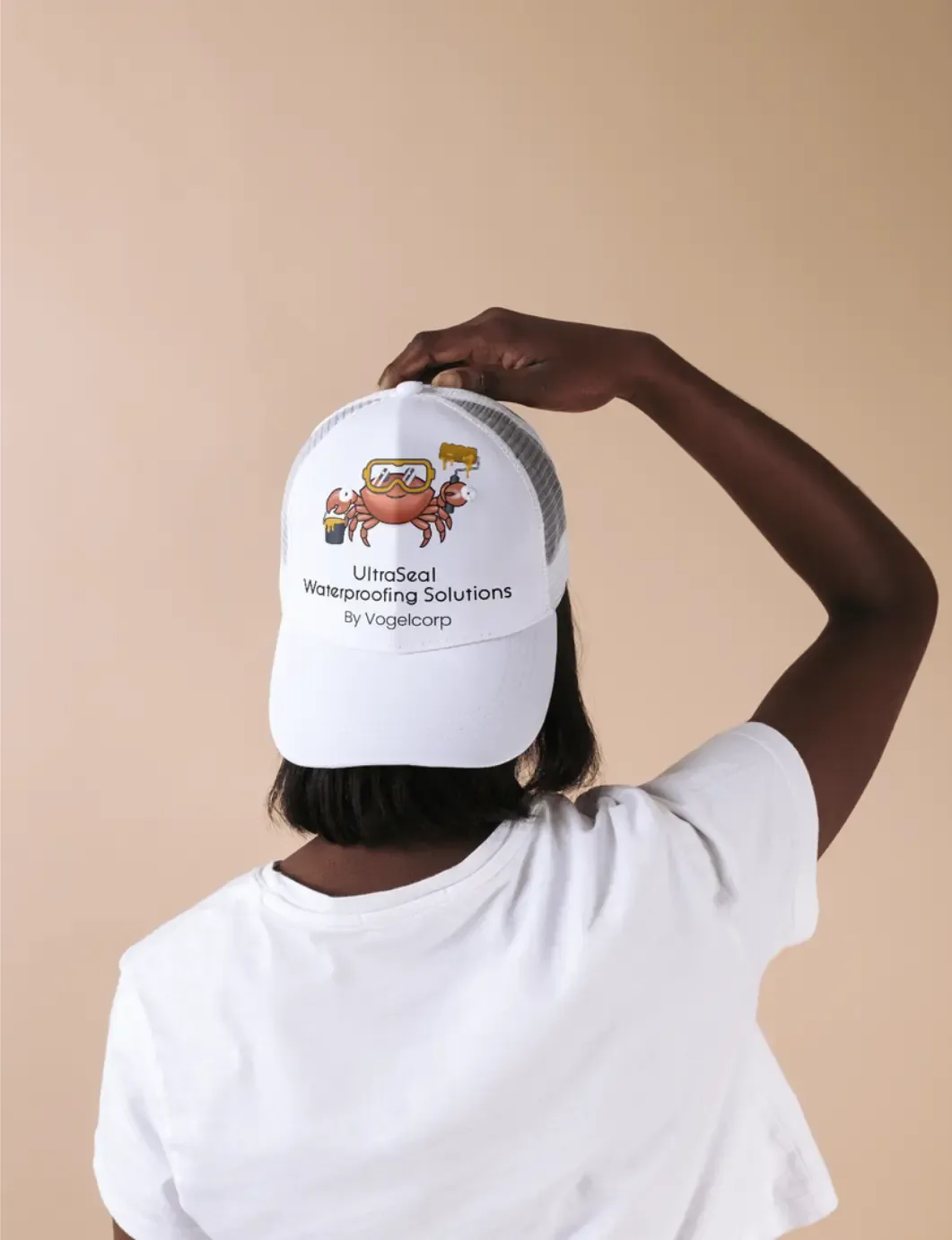 Cap printed with the UltraSeal logo